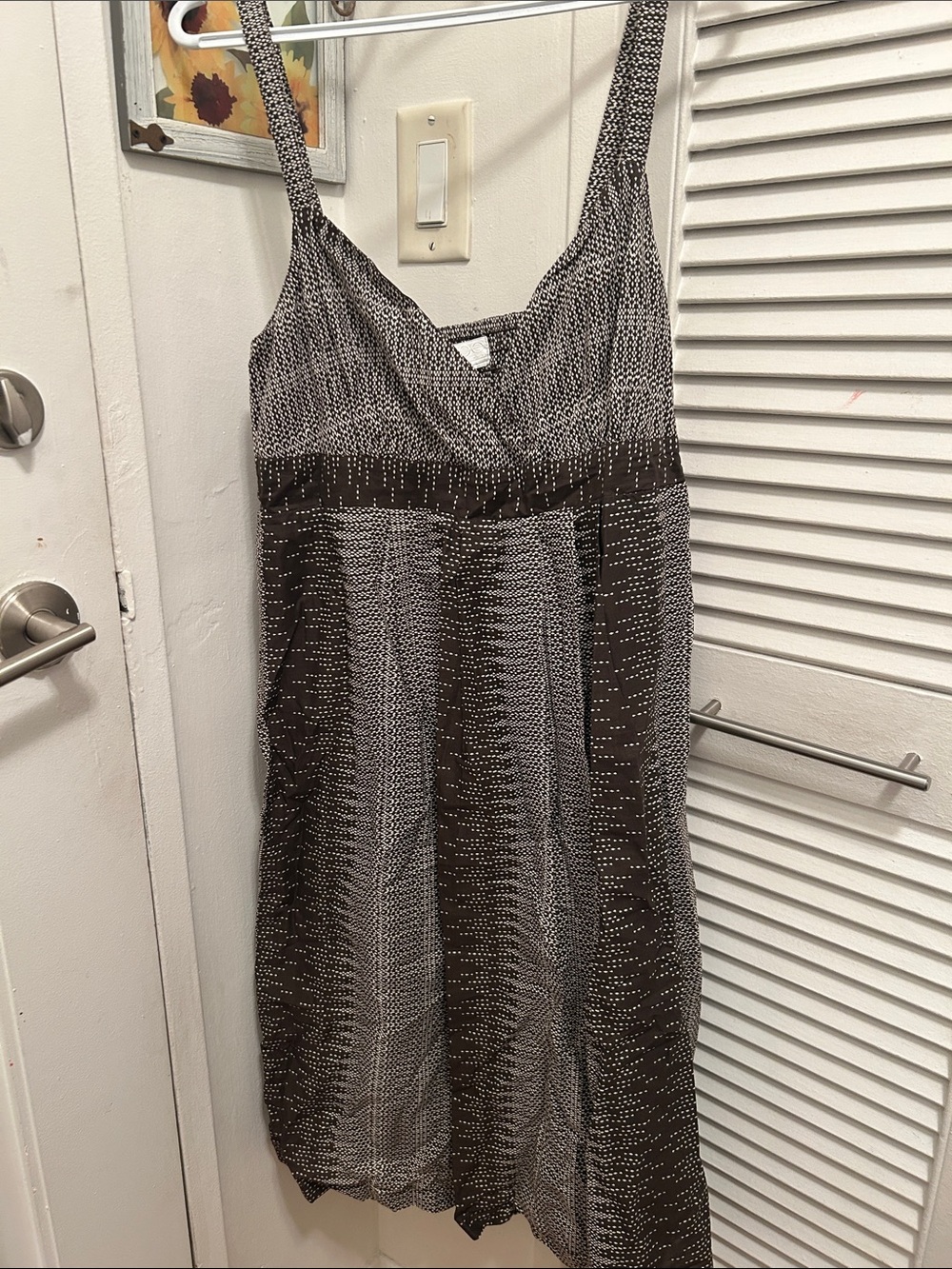 Joe Fresh Black and White Midi Sundress